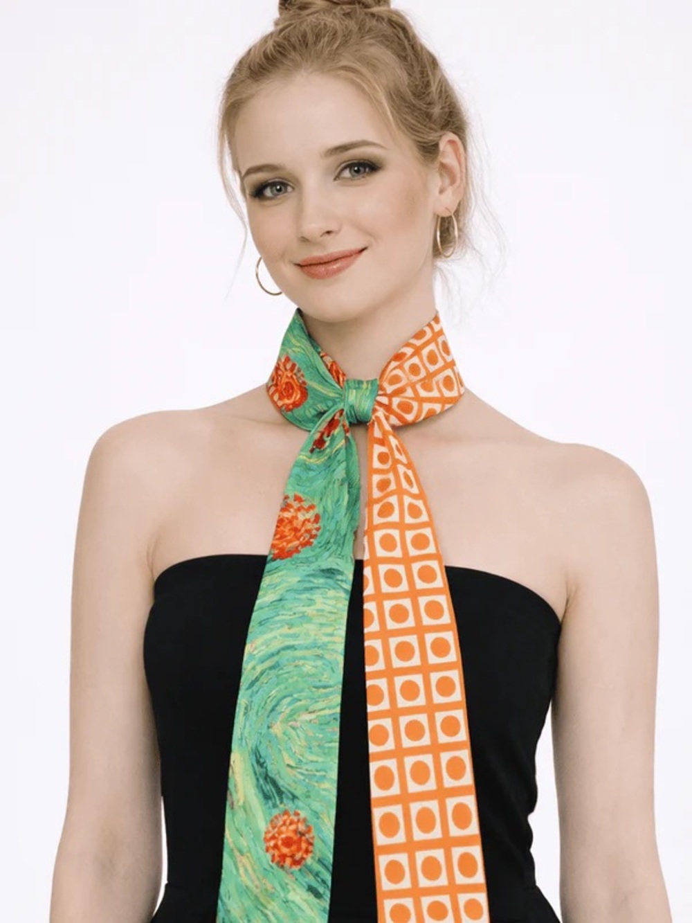 Amerie Rectangle Skinny Scarf